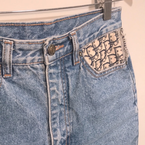 Vintage Dior Rego Reworked High-rise High Waisted Jeans - Picture 3 of 13